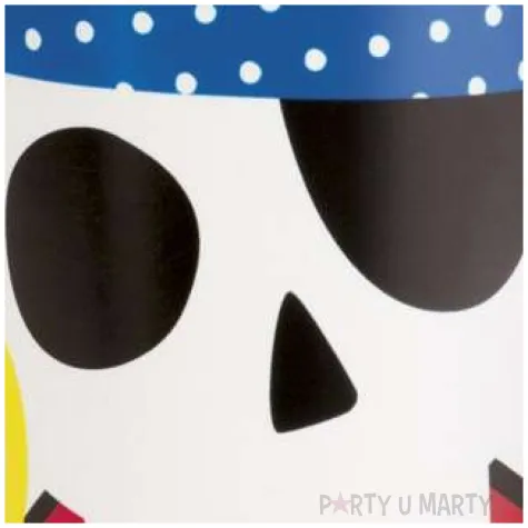 kubeczki papierowe ahoj piraci unique 266 ml 8 szt