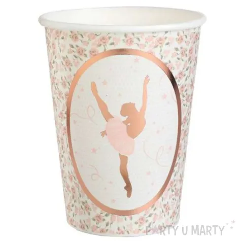 kubeczki papierowe balerina santex 250 ml 10 szt