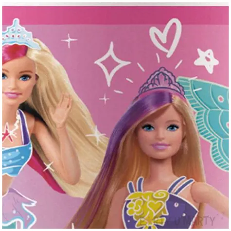 kubeczki papierowe barbie procos 200ml 8 szt