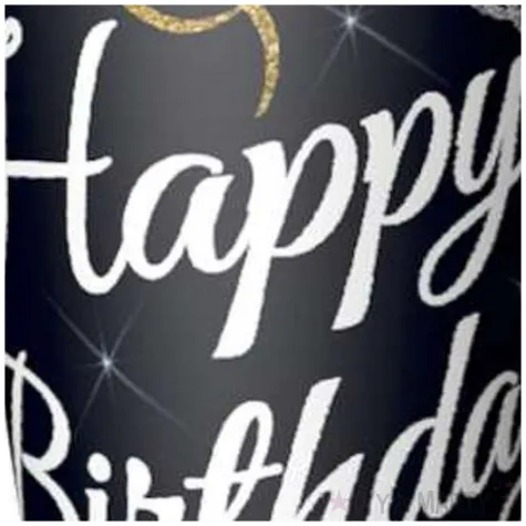 kubeczki papierowe beauty charm happy birthday czarne godan 200 ml 6 szt