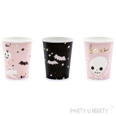 kubeczki papierowe boo partydeco 220 ml 6 szt