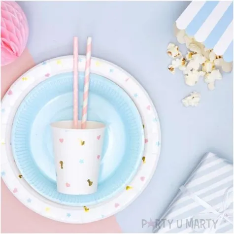 kubeczki papierowe boy or girl partydeco 200 ml 6 szt