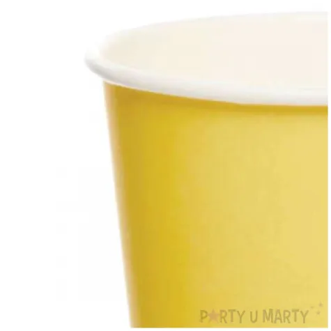 kubeczki papierowe buttercup zolty amscan 237 ml 8 szt