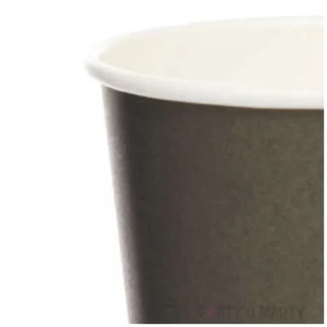kubeczki papierowe charcoal czarny amscan 237 ml 8 szt