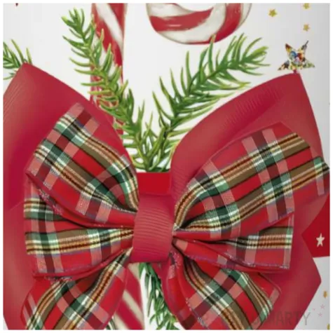 kubeczki papierowe checked bow with candy cane maki 250 ml 8 szt