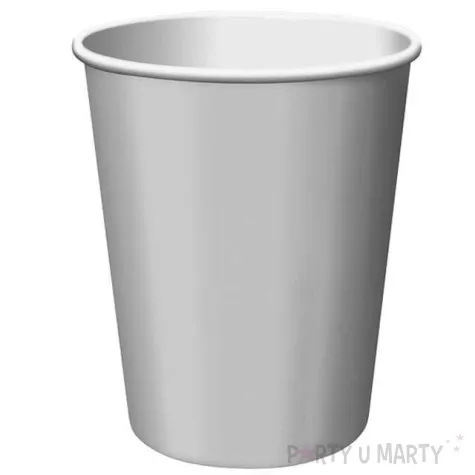 kubeczki papierowe classic srebrne 266 ml 14 szt