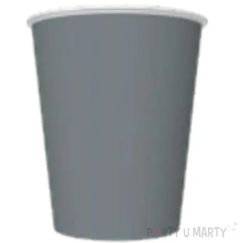 kubeczki papierowe classic srebrne maki 250 ml 8 szt