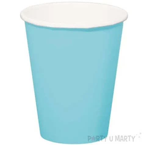 kubeczki papierowe classic xl blekitne folat 350 ml 8 szt