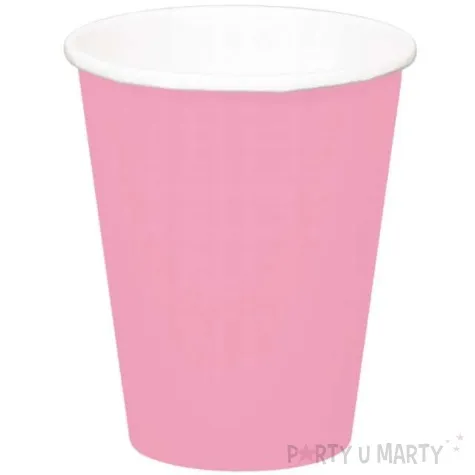 kubeczki papierowe classic xl rozowe folat 350 ml 8 szt