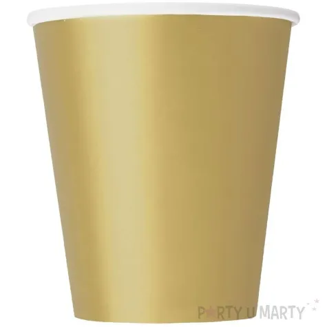 kubeczki papierowe classic zloty unique 270ml 8 szt