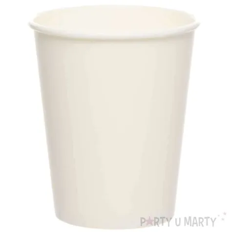 kubeczki papierowe coconut bialy amscan 237 ml 8 szt