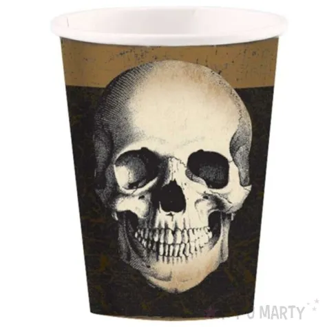 kubeczki papierowe czaszka boneyard 266 ml amscan 10 szt