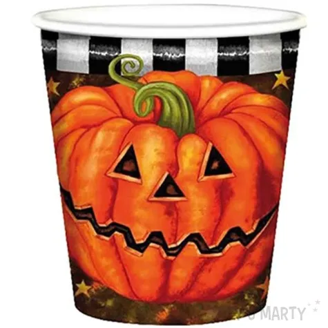 kubeczki papierowe dynia halloween fyasa 266 ml 10 szt