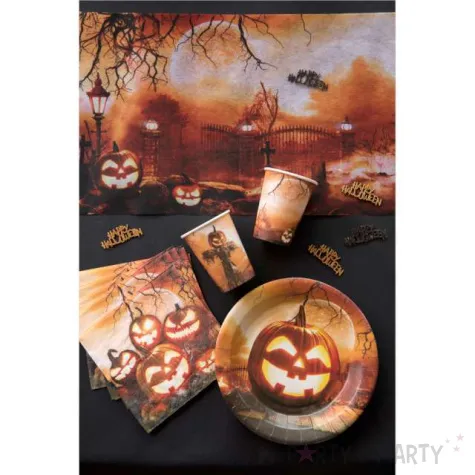 kubeczki papierowe dynia halloween santex 270 ml 10 szt