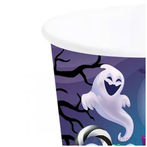 kubeczki papierowe dynie i duchy halloween guirca 240 ml 6 szt