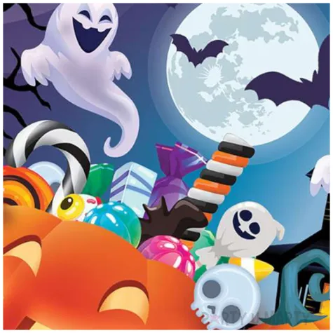 kubeczki papierowe dynie i duchy halloween guirca 240 ml 6 szt