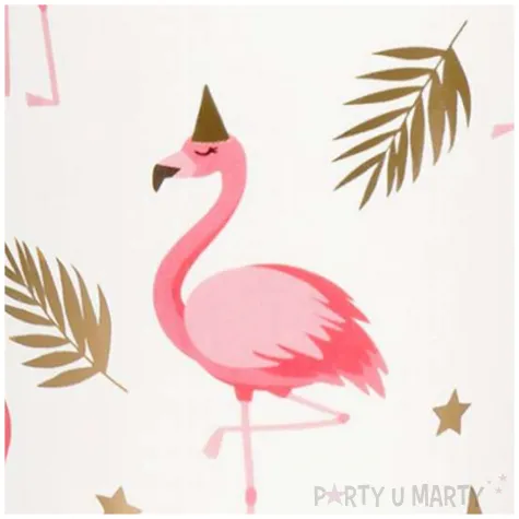 kubeczki papierowe flamingi hawajskie boland 250 ml 6 szt