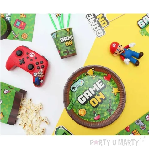 kubeczki papierowe game on gaming party godan 200 ml 6 szt