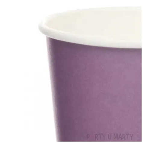 kubeczki papierowe grape fioletowy amscan 237 ml 8 szt