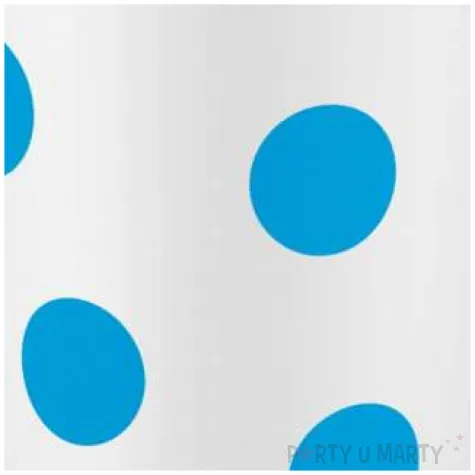 kubeczki papierowe groszki blekitne godan 250 ml 6 szt