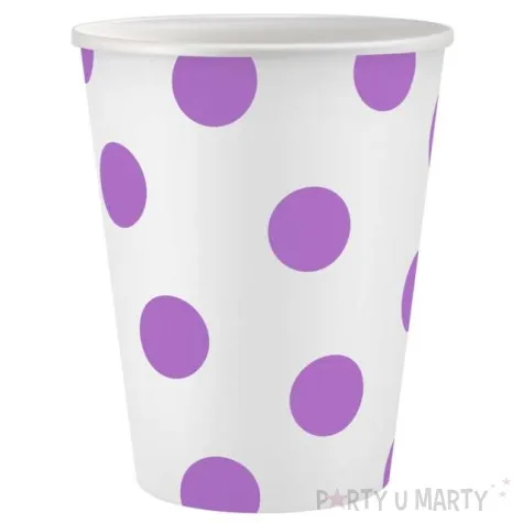 kubeczki papierowe groszki lawendowe godan 250 ml 6 szt