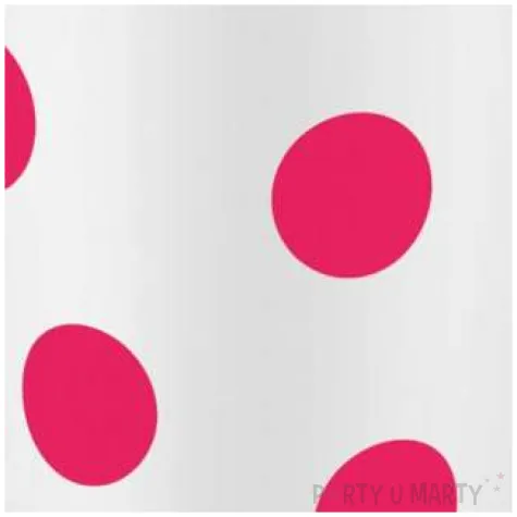 kubeczki papierowe groszki magentowe godan 250 ml 6 szt