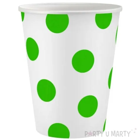 kubeczki papierowe groszki zielone godan 250 ml 6 szt