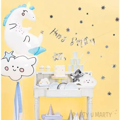 kubeczki papierowe gwiazdki partydeco 260 ml 6 szt