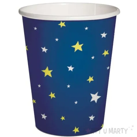 kubeczki papierowe gwiezdziste niebo granatowe paw 250 ml 10 szt