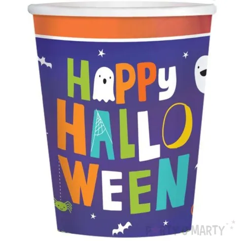 kubeczki papierowe halloween friends kolorowe amscan 266 ml 8 szt