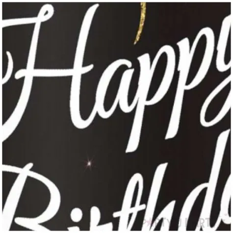 kubeczki papierowe happy birthday czarny godan 250 ml 6 szt