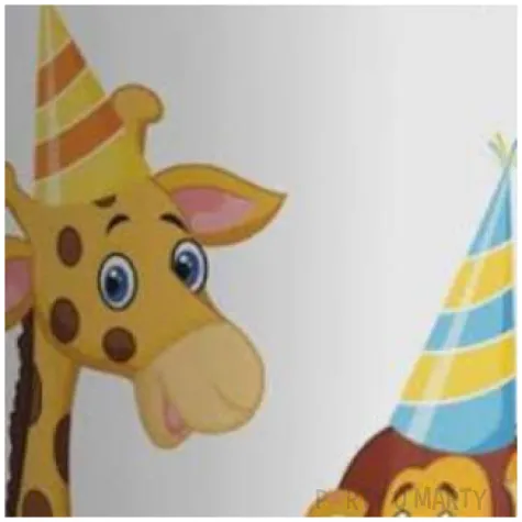 kubeczki papierowe happy birthday zwierzeta maki 250 ml 8 szt