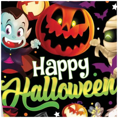 kubeczki papierowe happy halloween male potwory guirca 240 ml 6 szt