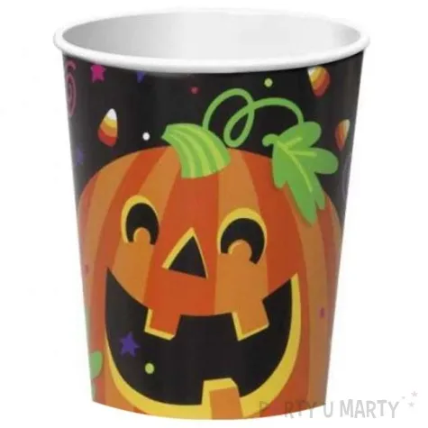 kubeczki papierowe happy halloween unique 266 ml 8 szt