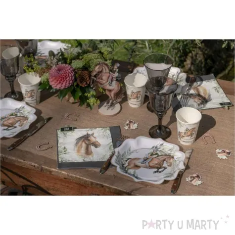 kubeczki papierowe jazda konna santex 270 ml 10 szt