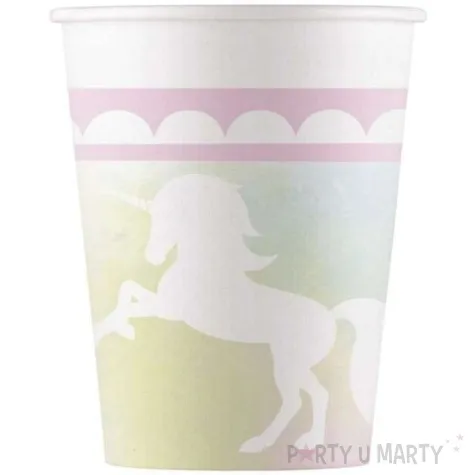 kubeczki papierowe jednorozec belive in unicorn procos 200 ml 8 szt