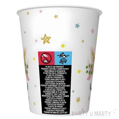 kubeczki papierowe jednorozec unicorn godan 266 ml 6 szt