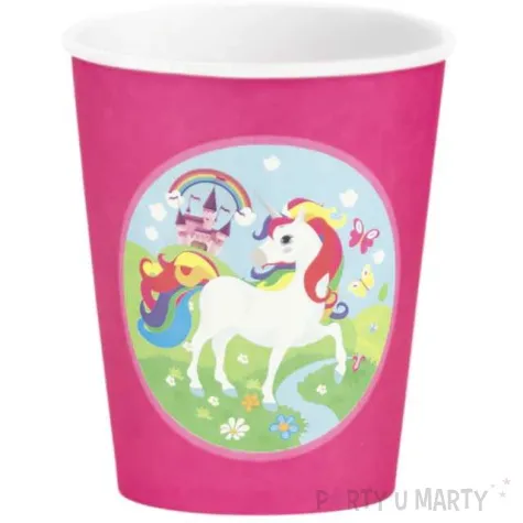 kubeczki papierowe jednorozec unicorn partypal 220 ml 6 szt