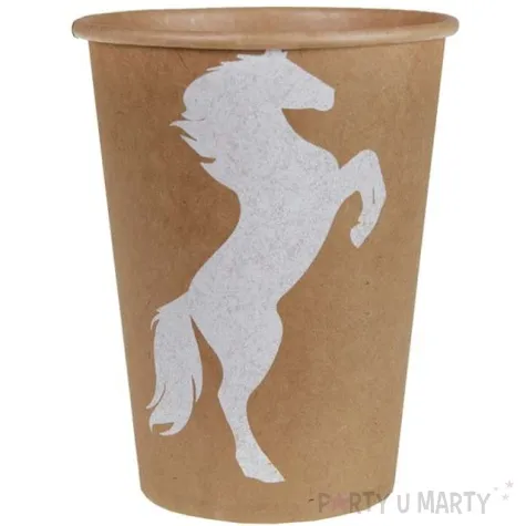 kubeczki papierowe kraft kon brazowe santex 250 ml 10 szt