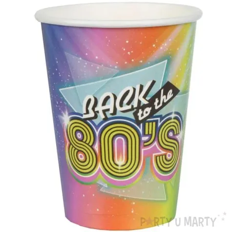 kubeczki papierowe lata 80 santex 250 ml 10 szt