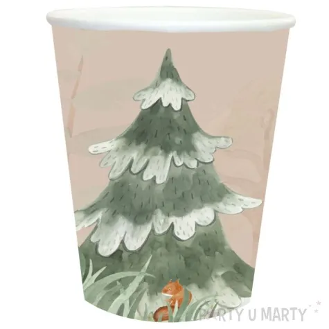 kubeczki papierowe lesne zwierzatka congee 250 ml 6 szt