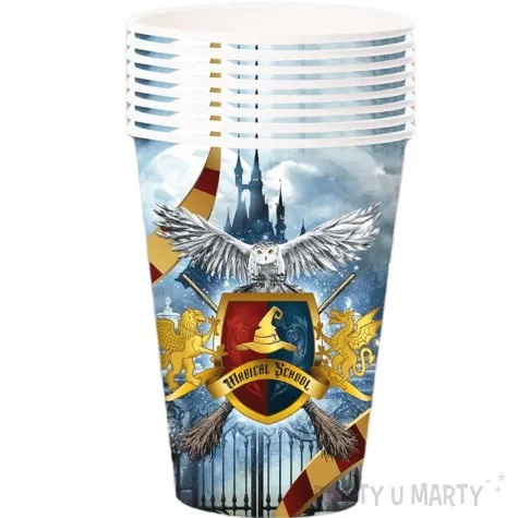 kubeczki papierowe magiczna szkola guirca 355ml 6 szt