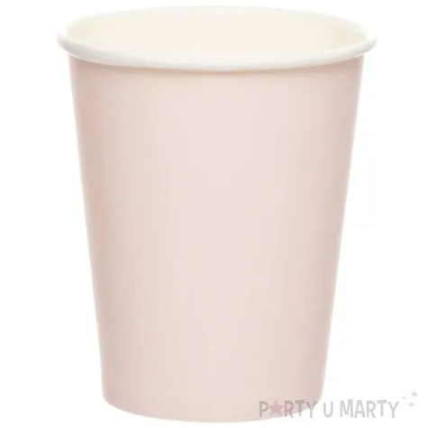 kubeczki papierowe marshmallow rozowy jasny amscan 237 ml 8 szt