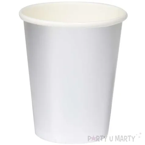 kubeczki papierowe metalic cups srebrny folat 250 ml 8 szt