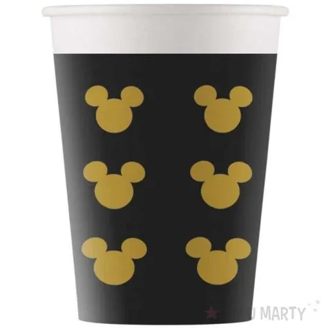 kubeczki papierowe mickey gold procos 160 ml 8 szt