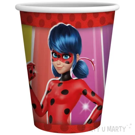 kubeczki papierowe miraculous biedronka 250 ml 10 szt