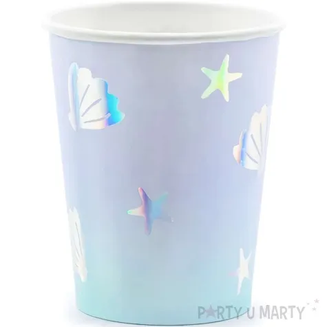 kubeczki papierowe narwal partydeco 220 ml 6 szt