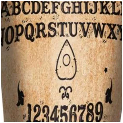 kubeczki papierowe ouija diabelska plansza guirca 8 szt