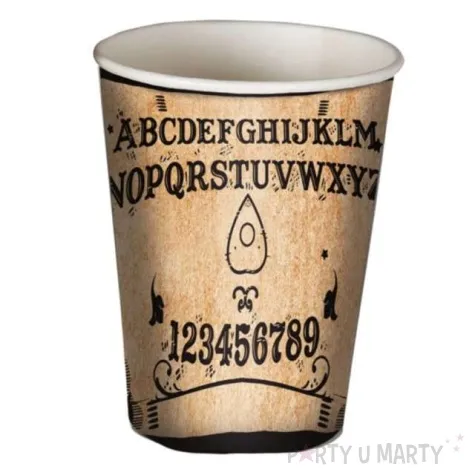 kubeczki papierowe ouija diabelska plansza guirca 8 szt