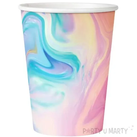 kubeczki papierowe pastelowa impresja godan 270 ml 6 szt